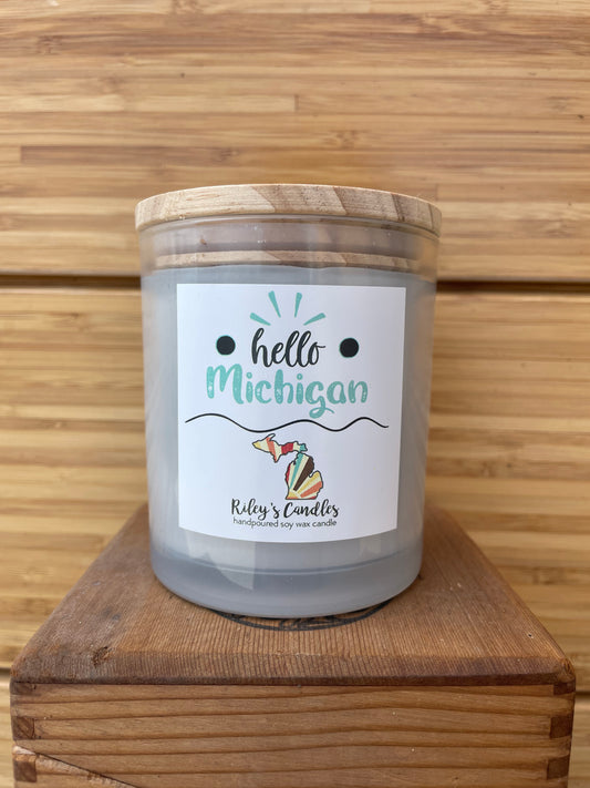Hello Michigan Candle