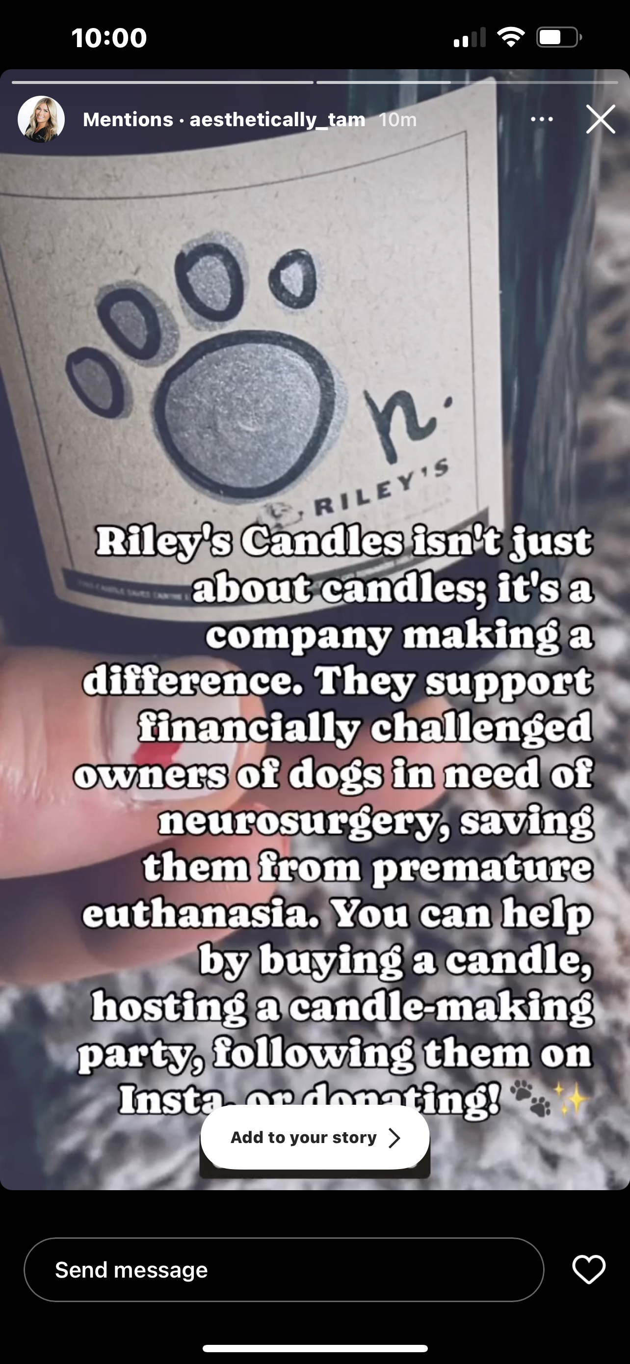 Riley's Candle Making Experience