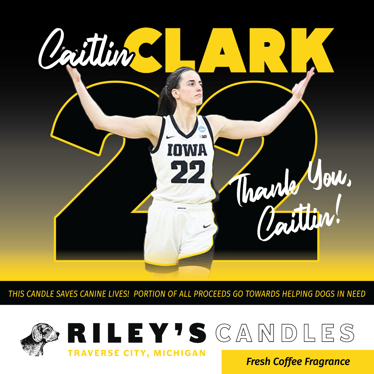 Victory Brew: Caitlin Clark Commemorative Candle