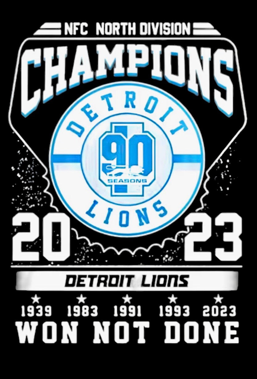 Collectors Edition - NFC North Champion - Detroit Lions Candle