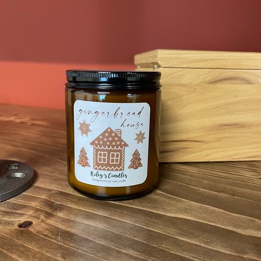 Gingerbread House Candle